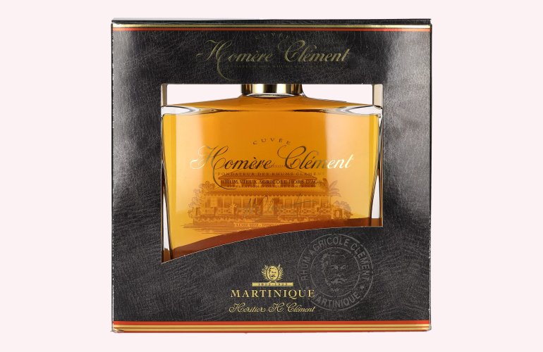 Homére Clément Cuvée Rhum Vieux Agricole Hors D'Âge 44% Vol. 0,7l in Geschenkbox