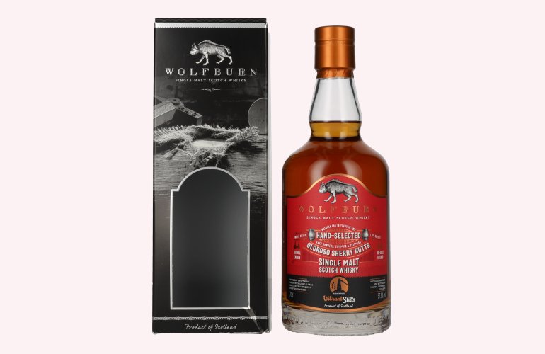 Wolfburn VIBRANT STILLS 10 Years Old Oloroso Sherry Butts 57,8% Vol. 0,7l in Geschenkbox