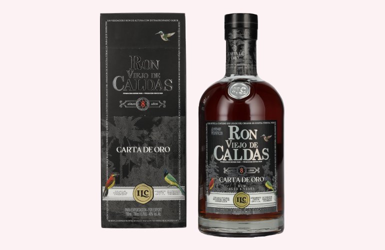 Ron Viejo de Caldas 8 Años 40% Vol. 0,7l in Giftbox