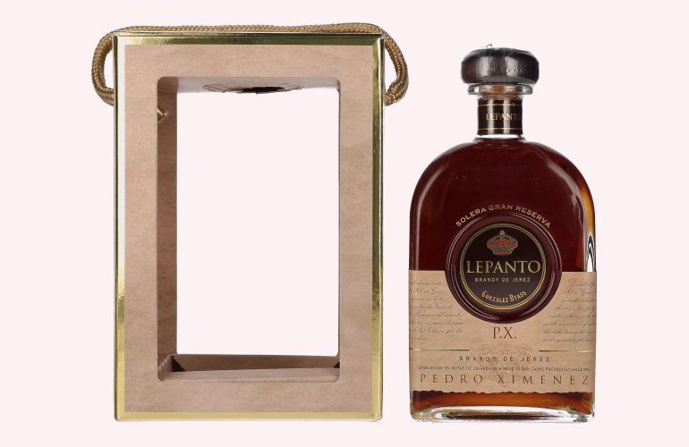 Lepanto P.X. Solera Gran Reserva Brandy de Jerez 36% Vol. 0,7l in Giftbox