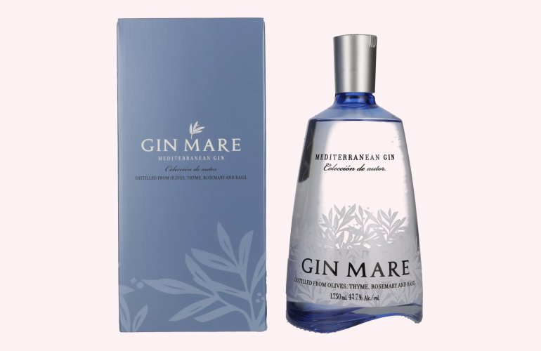 Gin Mare Mediterranean Gin 42,7% Vol. 1,75l in Geschenkbox