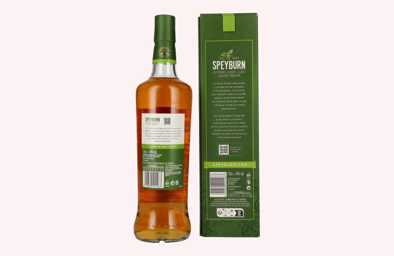 Speyburn 10 Years Old Speyside Single Malt Scotch Whisky 40% Vol. 0,7l en boîte cadeau