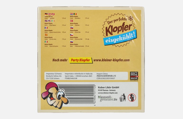Kleiner Klopfer Cream 17% Vol. 25x0,02l