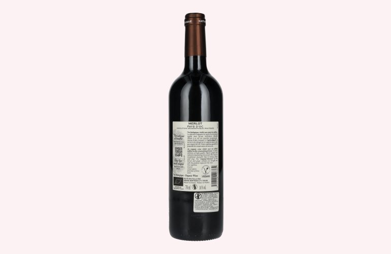 Gérard Bertrand Naturae Merlot Pays D'oc 2023 14% Vol. 0,75l