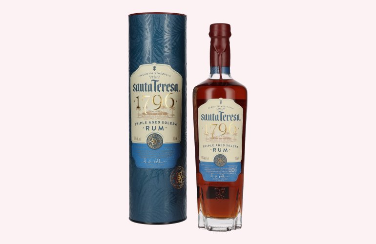 Santa Teresa 1796 Triple Aged Solera Rum 40% Vol. 0,7l in Giftbox