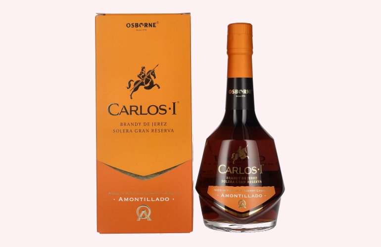 Carlos I Solera Gran Reserva AMONTILLADO Brandy de Jerez 40,3% Vol. 0,7l in Giftbox