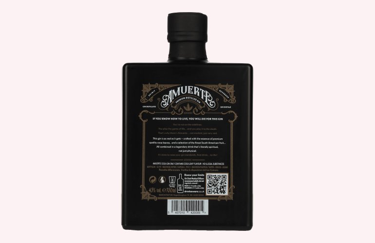 Amuerte COCA GIN - Black Edition 43% Vol. 0,7l
