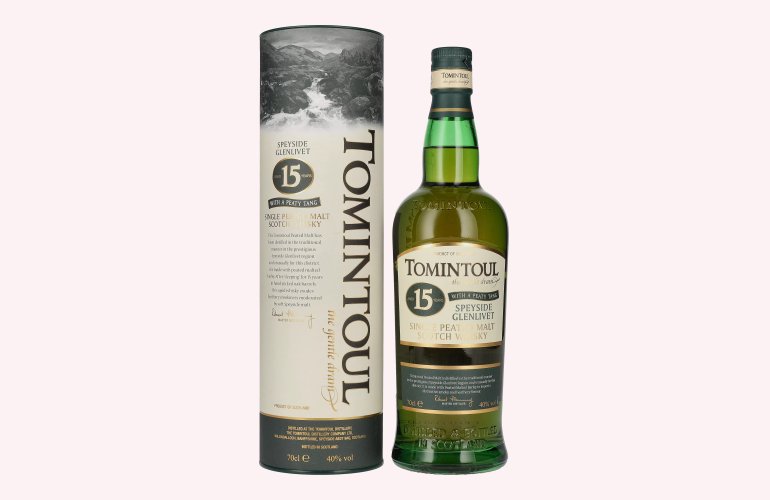 Tomintoul 15 Years Old WITH A PEATY TANG 40% Vol. 0,7l in Giftbox