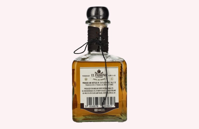 El Padrino Tequila AÑEJO 100% Puro de Agave 40% Vol. 0,7l