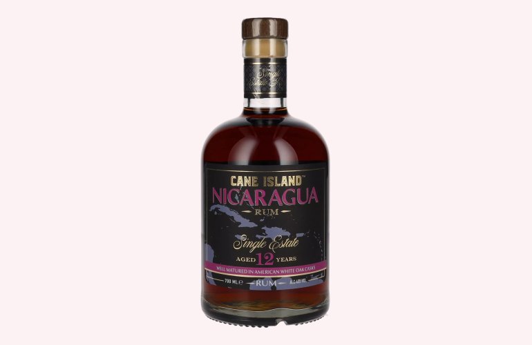 Cane Island NICARAGUA 12 Years Old Single Estate Rum 43% Vol. 0,7l