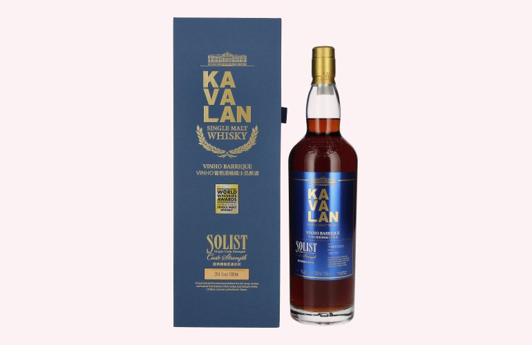 Kavalan SOLIST Vinho Barrique Cask 59,4% Vol. 1l in Giftbox
