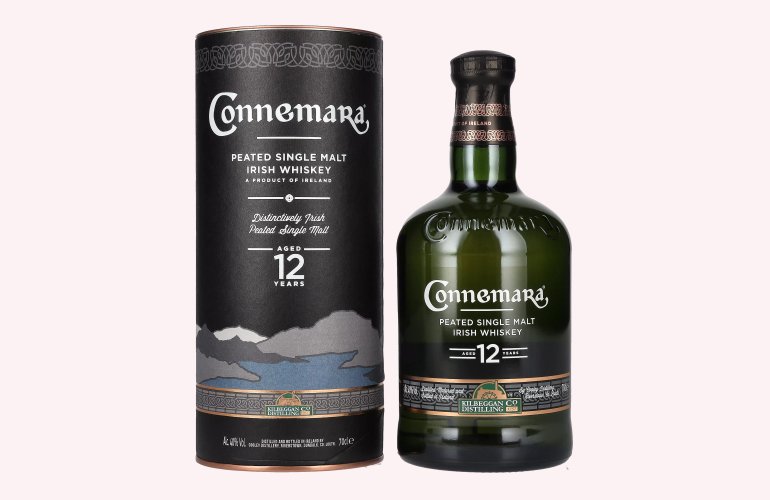 Connemara 12 Years Old Peated Single Malt Irish Whiskey 40% Vol. 0,7l in Geschenkbox