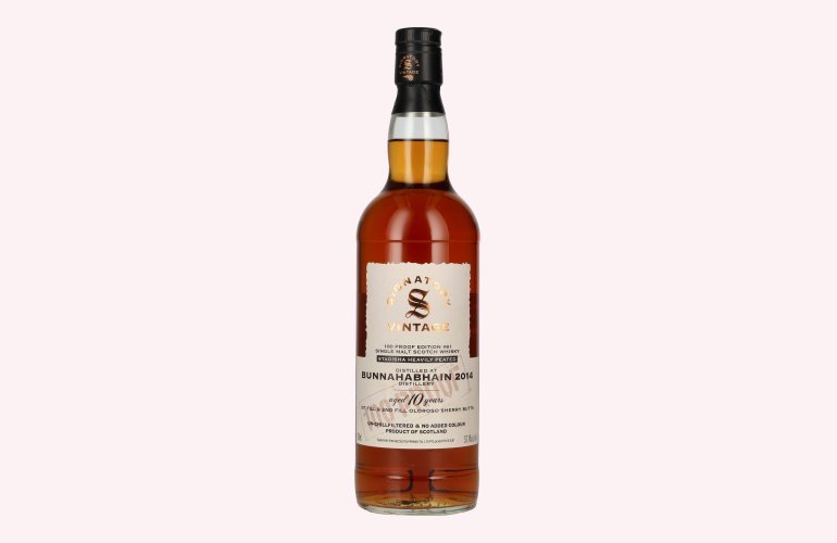 Signatory Vintage 100 Proof Edition BUNNAHABHAIN STAOISHA 10 Years Old #61 2014 57,1% Vol. 0,7l
