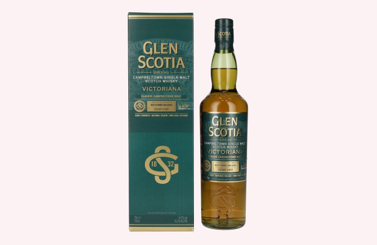 Glen Scotia VICTORIANA Single Malt Scotch Whisky 54,2% Vol. 0,7l in Geschenkbox