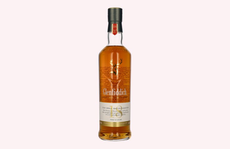Glenfiddich 18 Years Old OUR SMALL BATCH 40% Vol. 0,7l