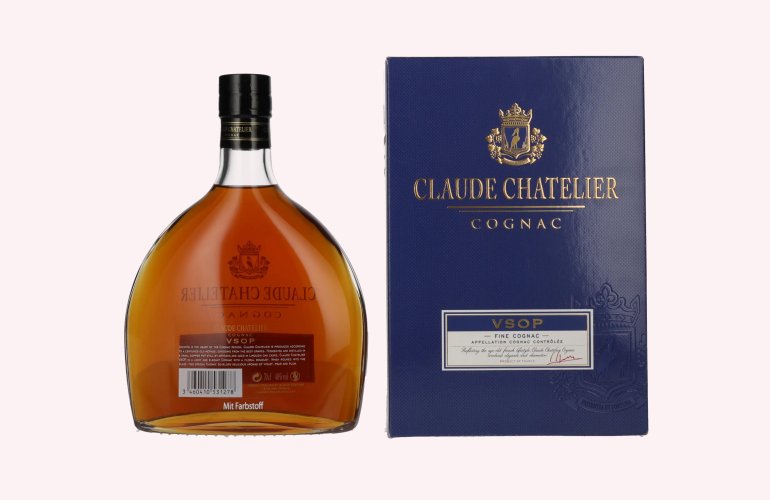 Claude Chatelier VSOP Fine Cognac 40% Vol. 0,7l in Geschenkbox