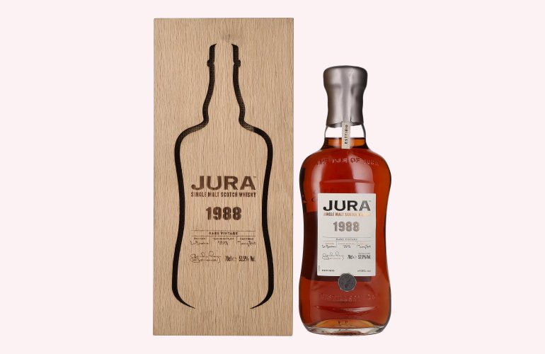 Jura RARE Single Malt Scotch Whisky VINTAGE 1988 53,5% Vol. 0,7l in Giftbox
