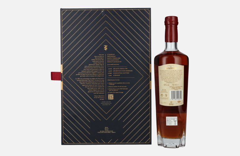 Santa Teresa 1796 Solera Rum 40% Vol. 0,7l in Giftbox with glass