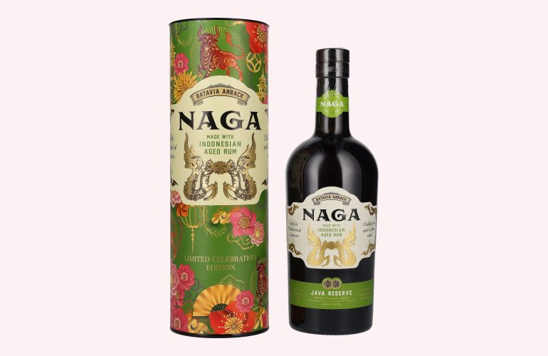 Naga JAVA RESERVE Double Cask Aged Limited Celebration Edition 40% Vol. 0,7l in Geschenkbox