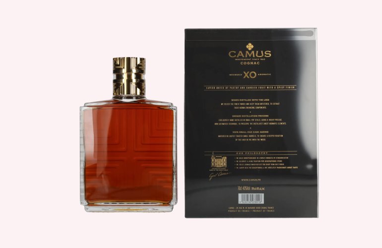 Camus XO Intensely Aromatic Cognac 40% Vol. 0,7l en boîte cadeau