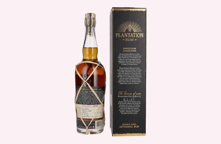 Plantation Rum PANAMA 2010 Single Cask Sherry Finish by delicando 2023 50,3% Vol. 0,7l en boîte cadeau