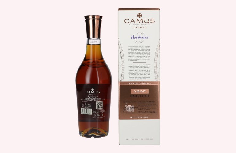 Camus VSOP Borderies Single Estate Small Batch Cognac 40% Vol. 0,7l in Geschenkbox