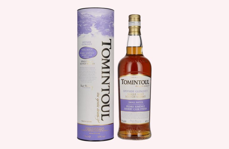 Tomintoul Small Batch Pedro Ximénez Sherry Cask Finish 40% Vol. 0,7l in Geschenkbox