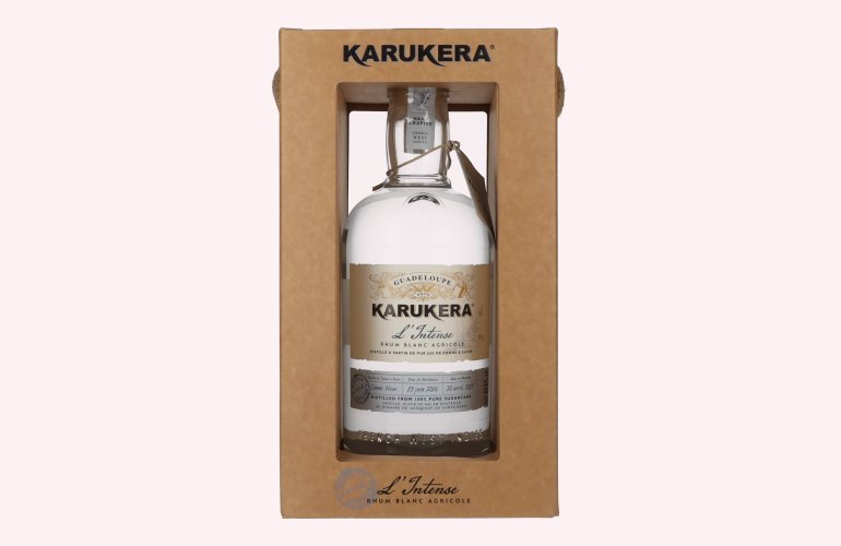 Karukera L'Intense Rhum Blanc Agricole 63,8% Vol. 0,7l in Giftbox