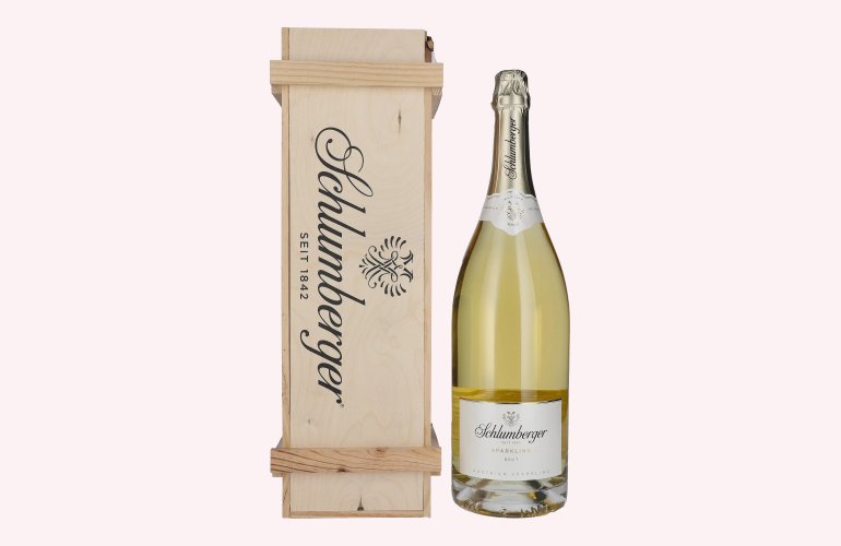 Schlumberger Sparkling Jahrgangssekt Brut 12% Vol. 3l in Holzkiste