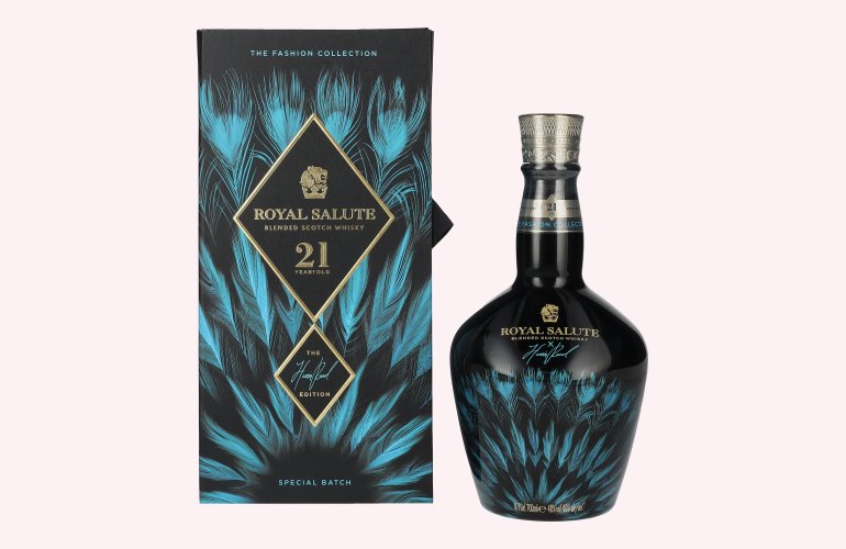 Royal Salute 21 Years Old HARRIS REED BLUE EDITION Blended Scotch Whisky 40% Vol. 0,7l in Giftbox