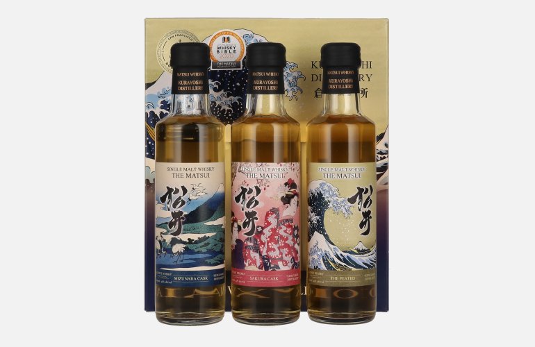 Matsui Whisky THE MATSUI Whisky Collection 43% Vol. 3x0,2l in geschenkverpakking