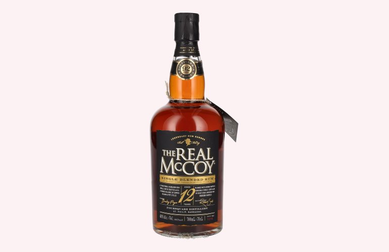 The Real McCoy 12 Years Old Single Blended Rum 46% Vol. 0,7l