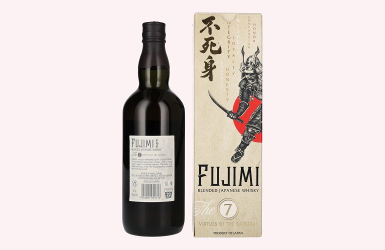 Fujimi The 7 Virtues Blended Japanese Whisky 40% Vol. 0,7l en boîte cadeau