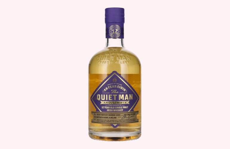 The Quiet Man AN CULCHISTE 12 Year Old Single Malt Irish Whiskey 46% Vol. 0,7l