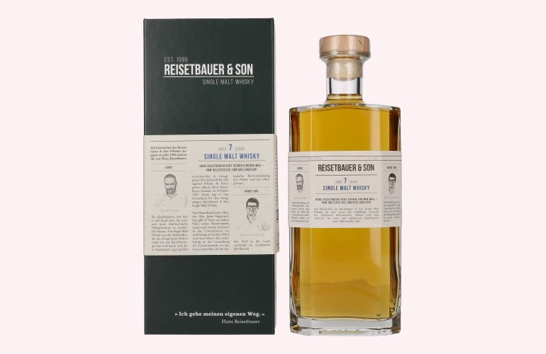 Reisetbauer & Son 7 Years Old Single Malt Whisky 43% Vol. 0,7l in Giftbox