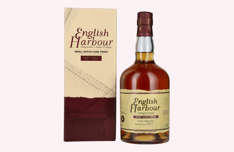 English Harbour PORT CASK FINISH Small Batch Antigua Rum 46% Vol. 0,7l in Geschenkbox