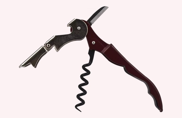 PULLTAP's Kellnermesser with Sommellier Logo bordeaux