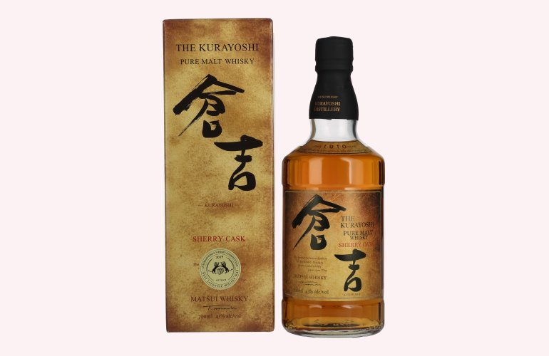 Matsui Whisky THE KURAYOSHI Pure Malt Whisky SHERRY CASK 43% Vol. 0,7l in Geschenkbox
