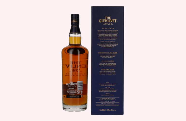 The Glenlivet RARE CASK Small Batch No. 9378/017 40% Vol. 1l en boîte cadeau