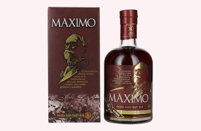 Maximo XO Extra Premium Solera Aged Craft Rum 41% Vol. 0,7l in Giftbox