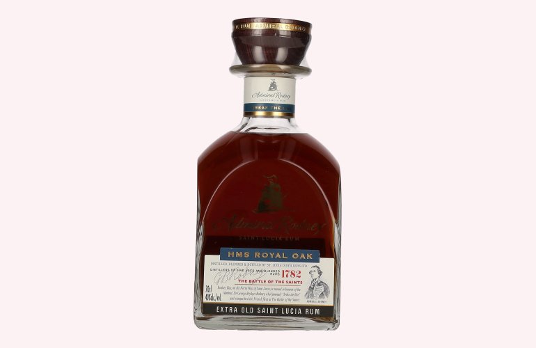 Admiral Rodney HMS ROYAL OAK Extra Old Saint Lucia Rum 40% Vol. 0,7l