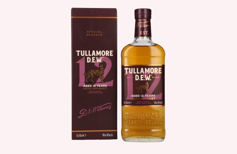 Tullamore D.E.W. 12 Years Old Irish Whiskey Special Reserve 40% Vol. 0,7l in geschenkverpakking