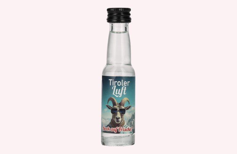 Tiroler Luft Waldbeerlikör with Minze 18% Vol. 0,02l