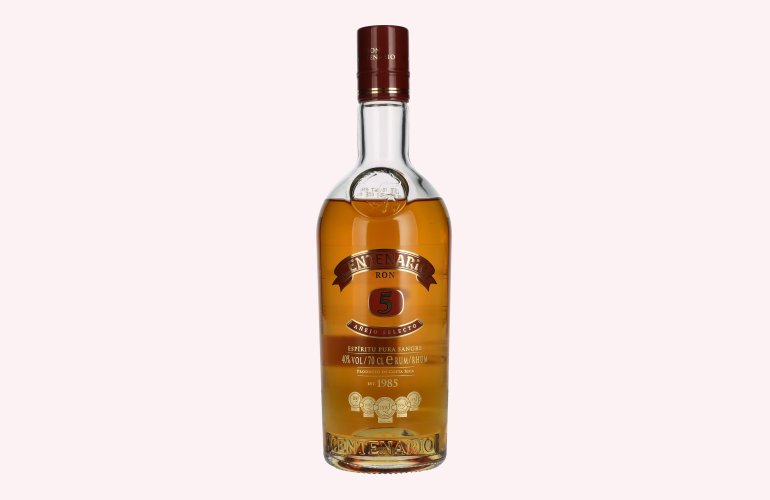 Ron Centenario 5 AÑEJO SELECTO Rum 40% Vol. 0,7l