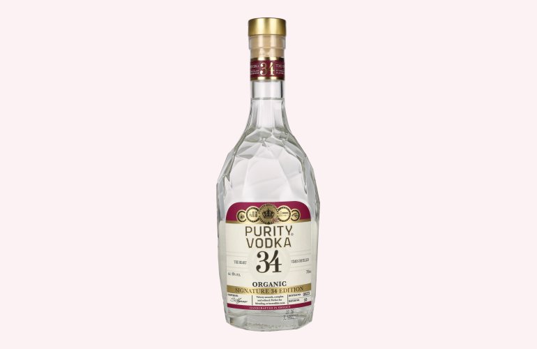 Purity SIGNATURE 34 EDITION Organic Vodka 40% Vol. 0,7l