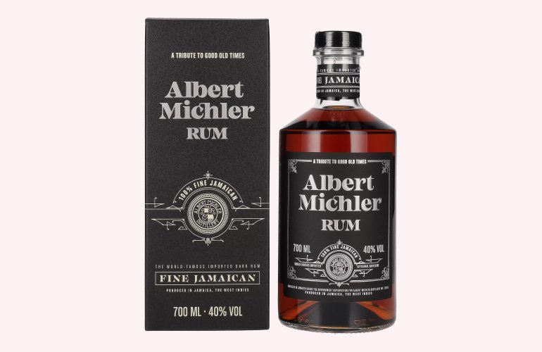 Albert Michler Jamaica Dark Rum 40% Vol. 0,7l in geschenkverpakking