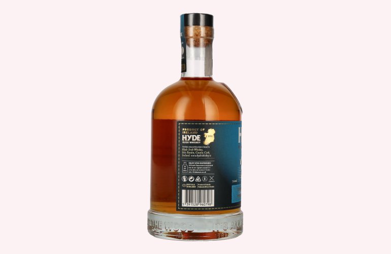 Hyde 10 Years Old SHERRY CASK Single Malt Irish Whiskey 43% Vol. 0,7l