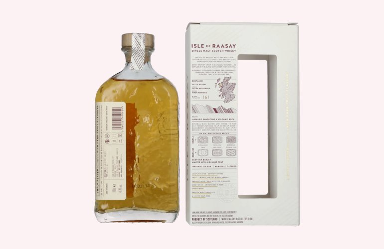 Isle of RAASAY Hebridean Single Malt R-01.4.1 46,4% Vol. 0,7l in Geschenkbox