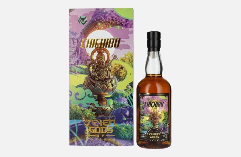 Chichibu 7EVEN Gods of Fortune Benzaiten Single Malt Japanese Whisky 2016 62,4% Vol. 0,7l en boîte cadeau