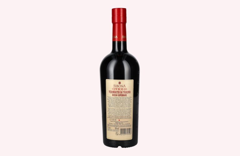 Civico 10 Vermouth Di Torino Rosso Superiore 18% Vol. 0,75l